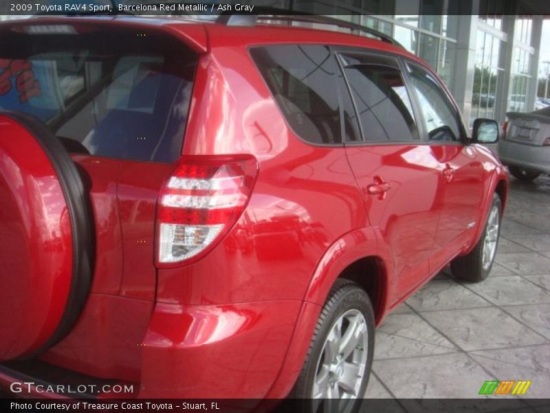 Barcelona Red Metallic / Ash Gray 2009 Toyota RAV4 Sport