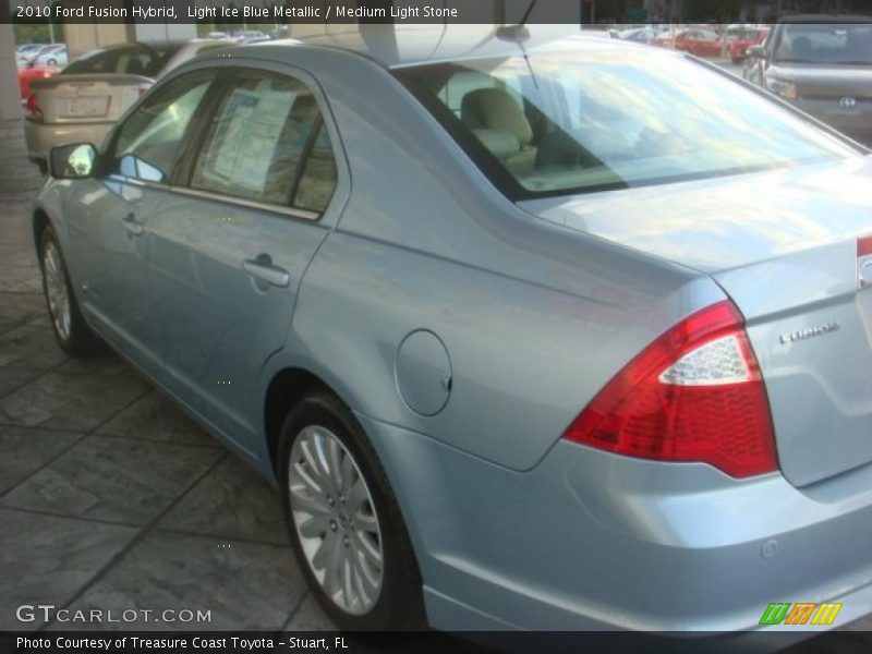 Light Ice Blue Metallic / Medium Light Stone 2010 Ford Fusion Hybrid