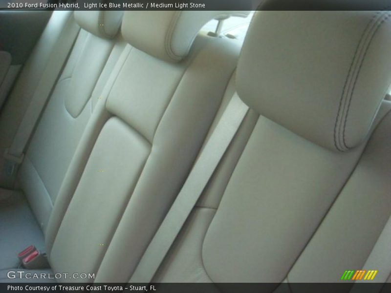 Light Ice Blue Metallic / Medium Light Stone 2010 Ford Fusion Hybrid