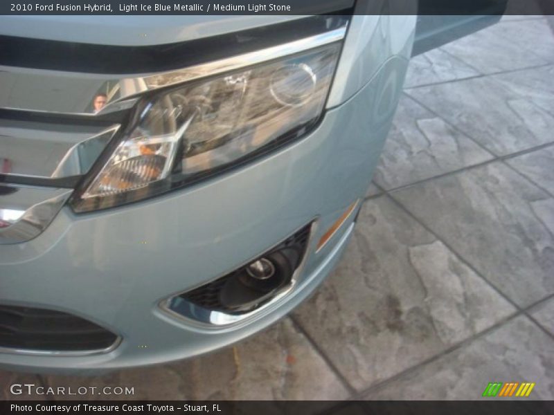 Light Ice Blue Metallic / Medium Light Stone 2010 Ford Fusion Hybrid