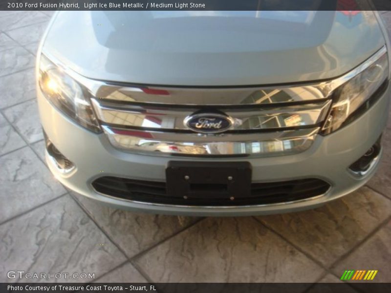 Light Ice Blue Metallic / Medium Light Stone 2010 Ford Fusion Hybrid