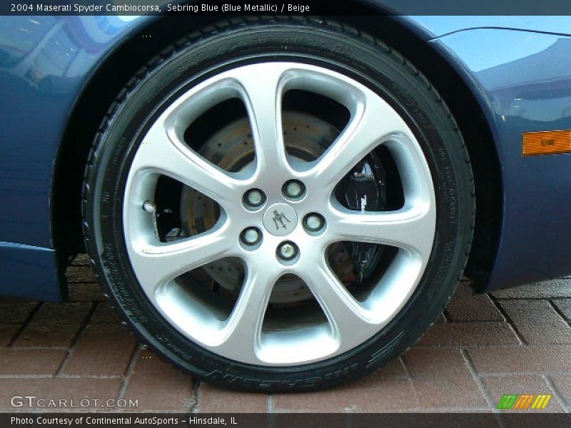 Sebring Blue (Blue Metallic) / Beige 2004 Maserati Spyder Cambiocorsa