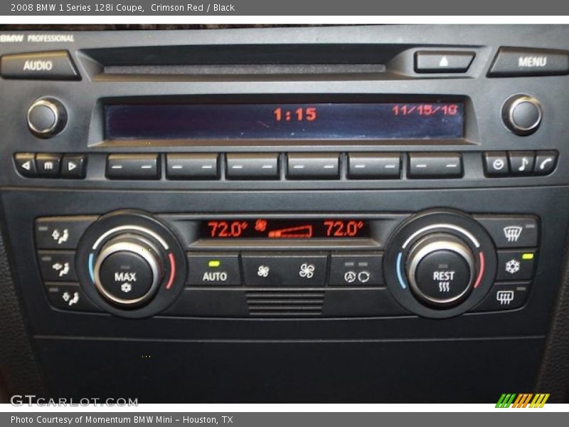 Controls of 2008 1 Series 128i Coupe