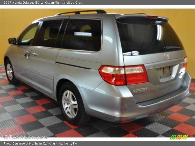 Ocean Mist Metallic / Gray 2007 Honda Odyssey EX-L