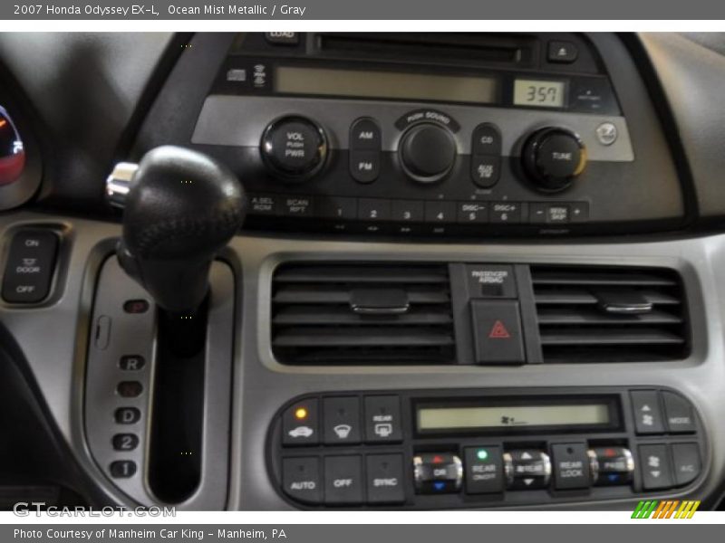 Ocean Mist Metallic / Gray 2007 Honda Odyssey EX-L