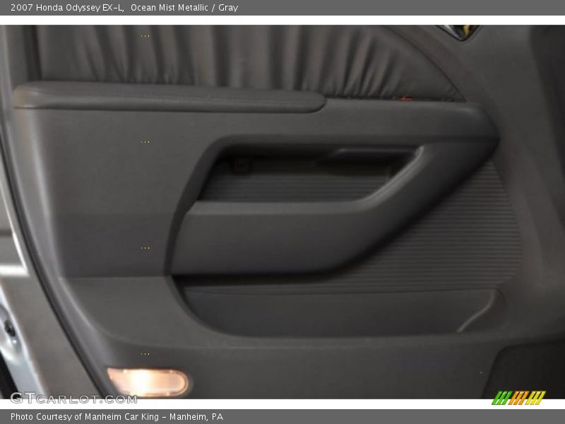 Ocean Mist Metallic / Gray 2007 Honda Odyssey EX-L