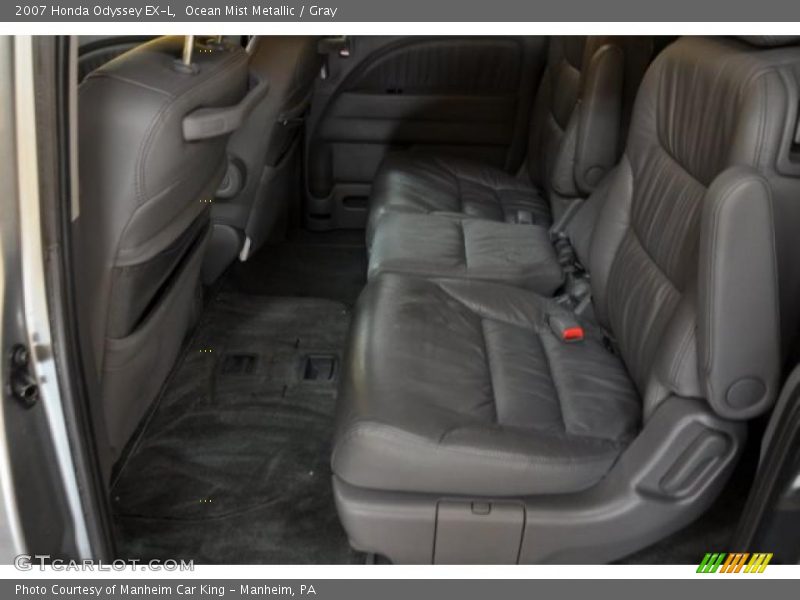 Ocean Mist Metallic / Gray 2007 Honda Odyssey EX-L