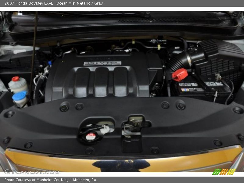 Ocean Mist Metallic / Gray 2007 Honda Odyssey EX-L