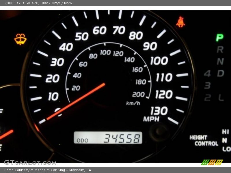 Black Onyx / Ivory 2008 Lexus GX 470