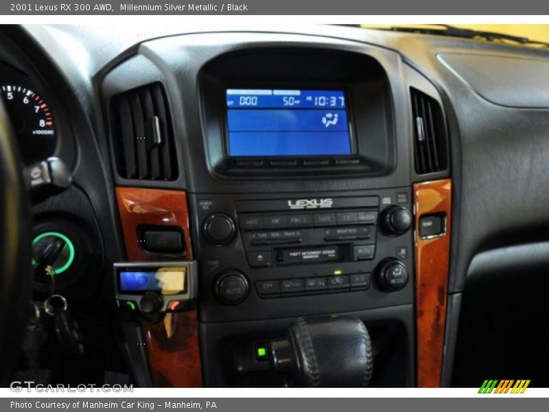 Millennium Silver Metallic / Black 2001 Lexus RX 300 AWD
