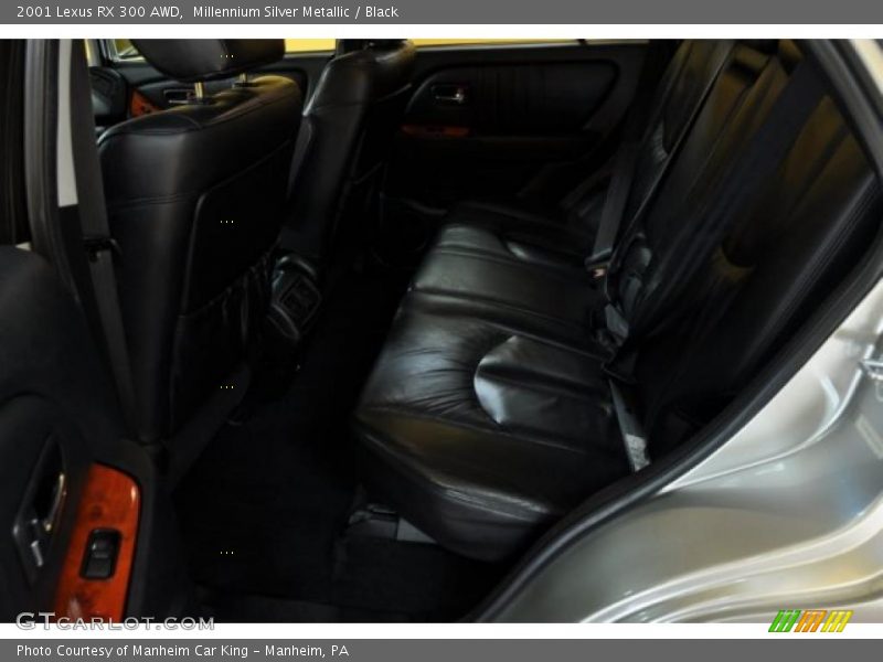 Millennium Silver Metallic / Black 2001 Lexus RX 300 AWD