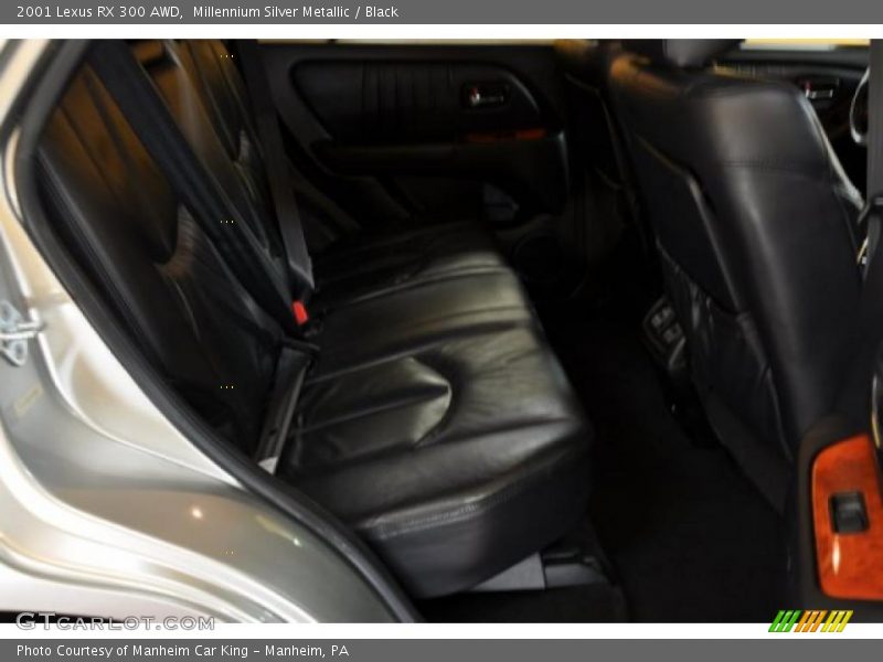 Millennium Silver Metallic / Black 2001 Lexus RX 300 AWD