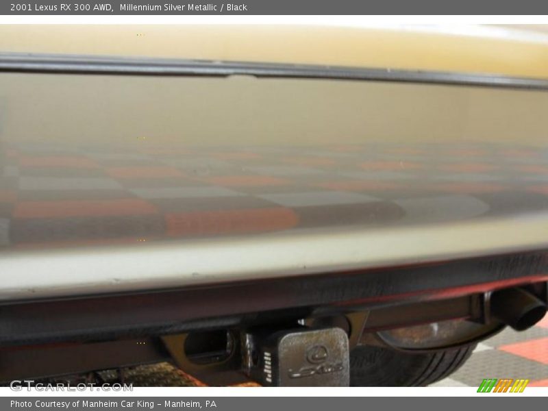 Millennium Silver Metallic / Black 2001 Lexus RX 300 AWD
