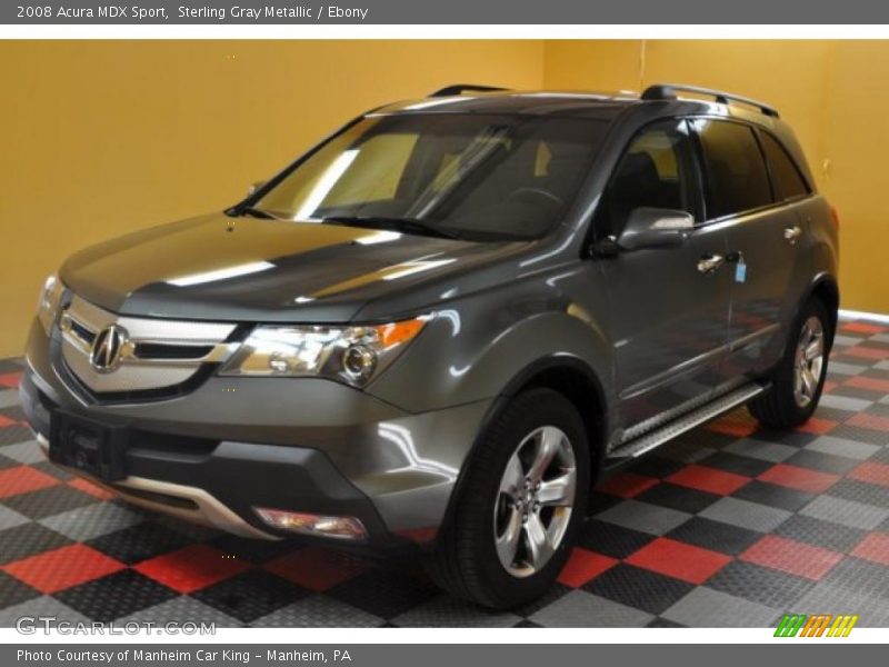 Sterling Gray Metallic / Ebony 2008 Acura MDX Sport