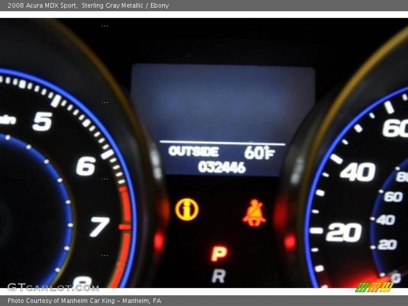 Sterling Gray Metallic / Ebony 2008 Acura MDX Sport
