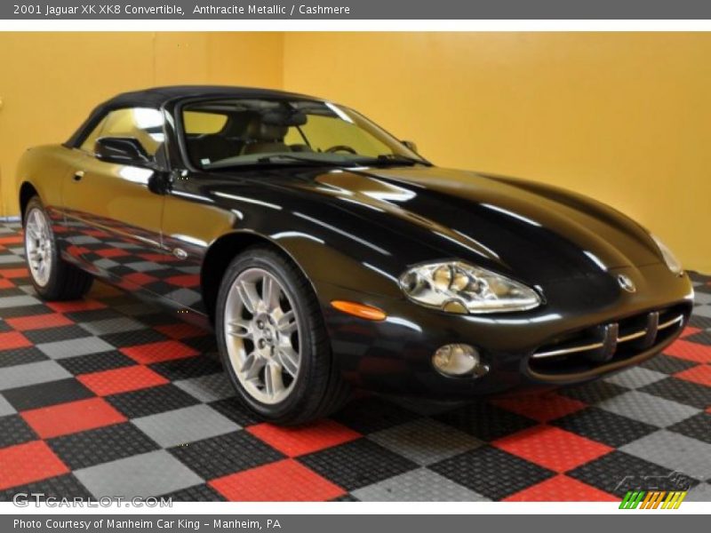 Anthracite Metallic / Cashmere 2001 Jaguar XK XK8 Convertible