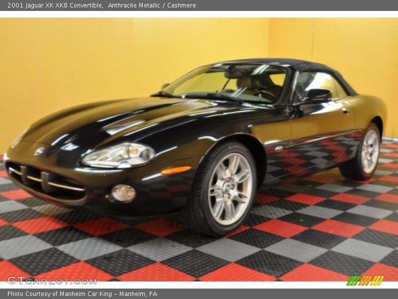 Anthracite Metallic / Cashmere 2001 Jaguar XK XK8 Convertible