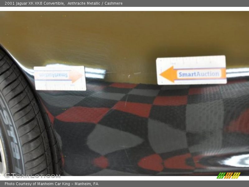 Anthracite Metallic / Cashmere 2001 Jaguar XK XK8 Convertible