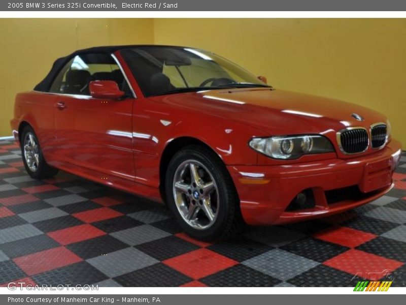 Electric Red / Sand 2005 BMW 3 Series 325i Convertible