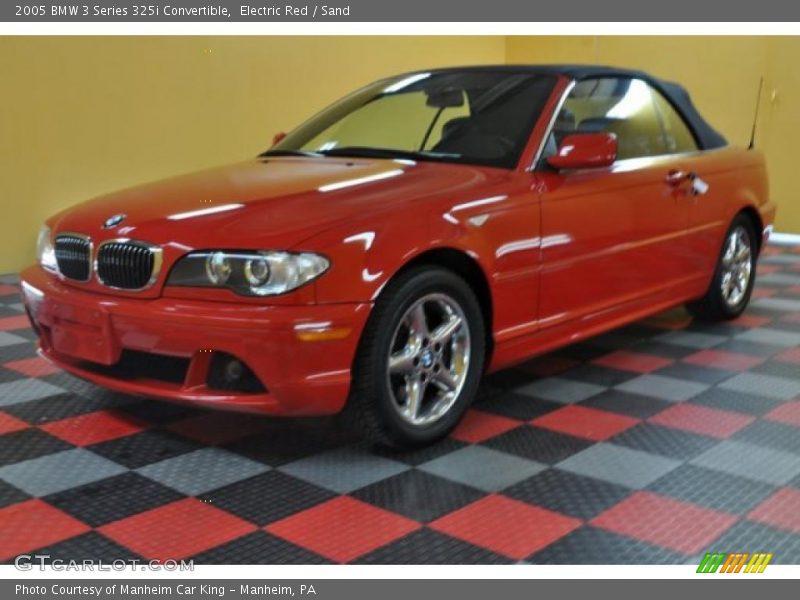 Electric Red / Sand 2005 BMW 3 Series 325i Convertible
