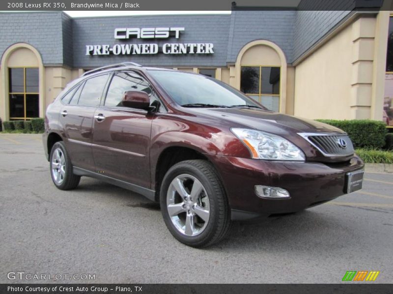 Brandywine Mica / Black 2008 Lexus RX 350