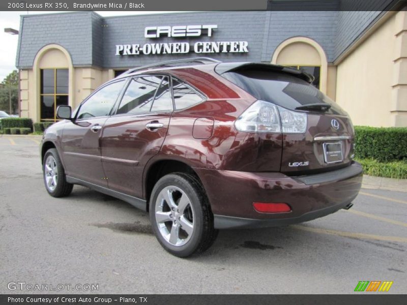 Brandywine Mica / Black 2008 Lexus RX 350