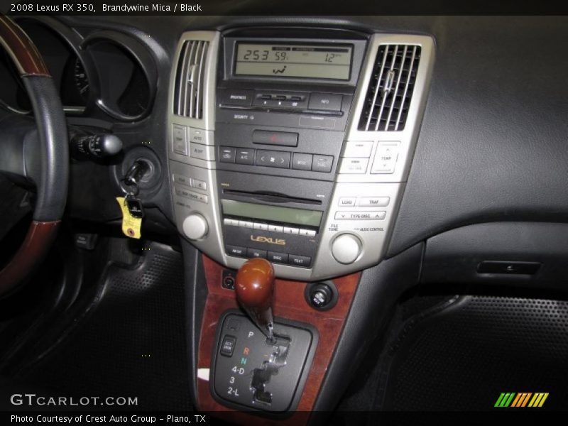 Controls of 2008 RX 350