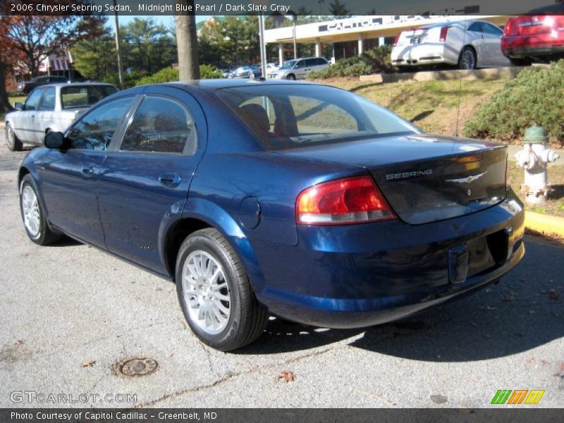 Midnight Blue Pearl / Dark Slate Gray 2006 Chrysler Sebring Sedan