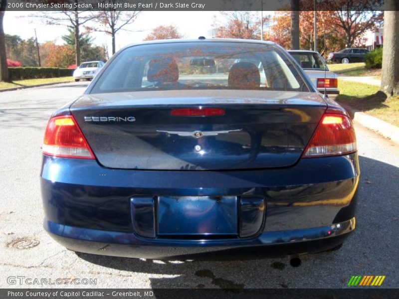 Midnight Blue Pearl / Dark Slate Gray 2006 Chrysler Sebring Sedan