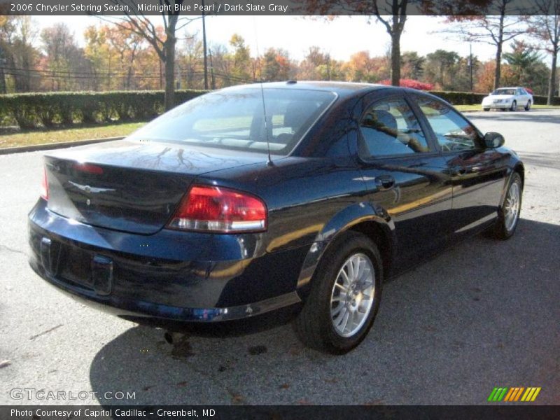 Midnight Blue Pearl / Dark Slate Gray 2006 Chrysler Sebring Sedan