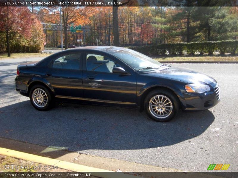 Midnight Blue Pearl / Dark Slate Gray 2006 Chrysler Sebring Sedan
