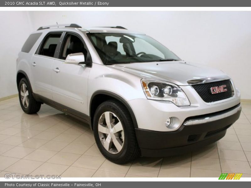 Quicksilver Metallic / Ebony 2010 GMC Acadia SLT AWD