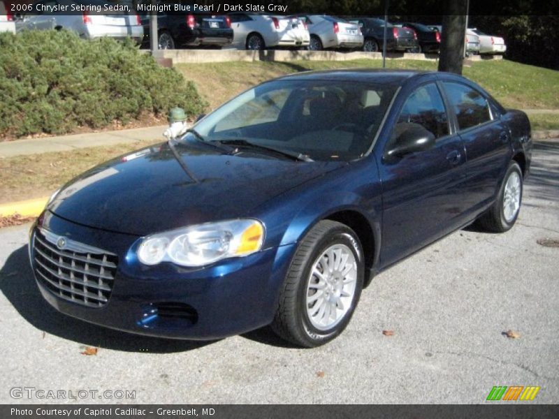 Midnight Blue Pearl / Dark Slate Gray 2006 Chrysler Sebring Sedan