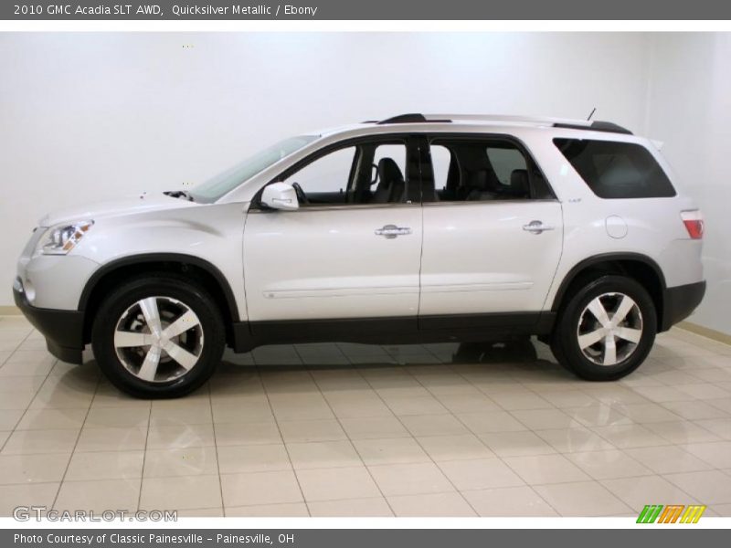 Quicksilver Metallic / Ebony 2010 GMC Acadia SLT AWD