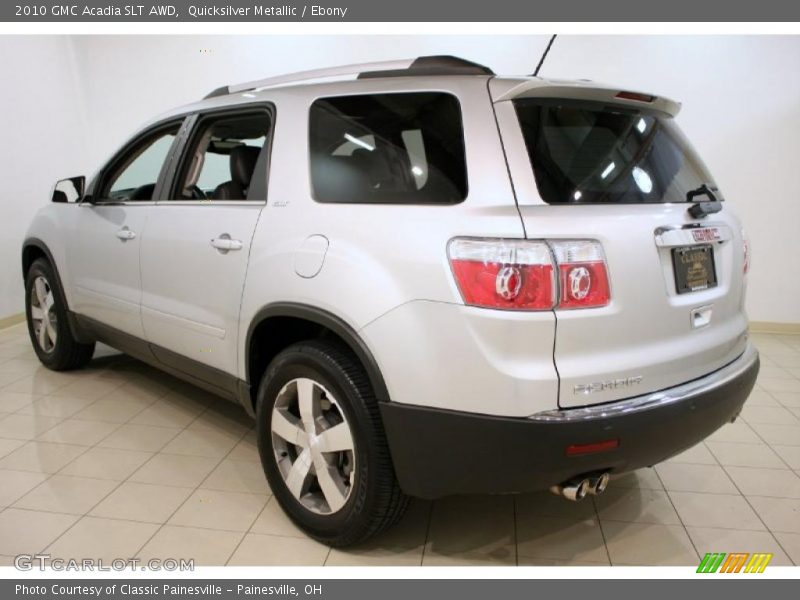 Quicksilver Metallic / Ebony 2010 GMC Acadia SLT AWD