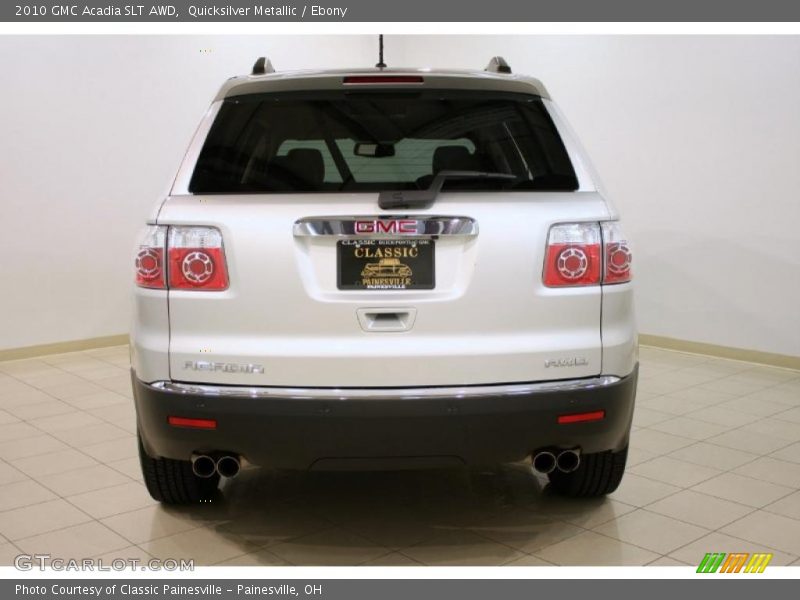 Quicksilver Metallic / Ebony 2010 GMC Acadia SLT AWD