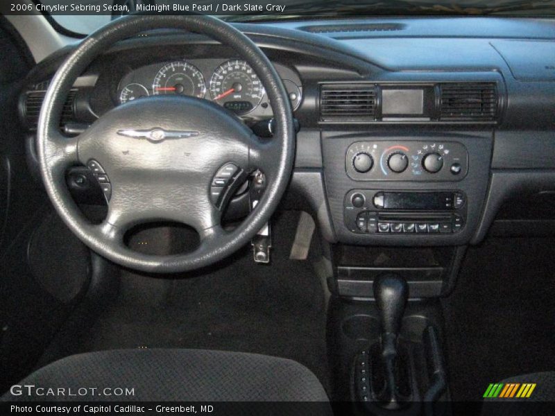 Midnight Blue Pearl / Dark Slate Gray 2006 Chrysler Sebring Sedan