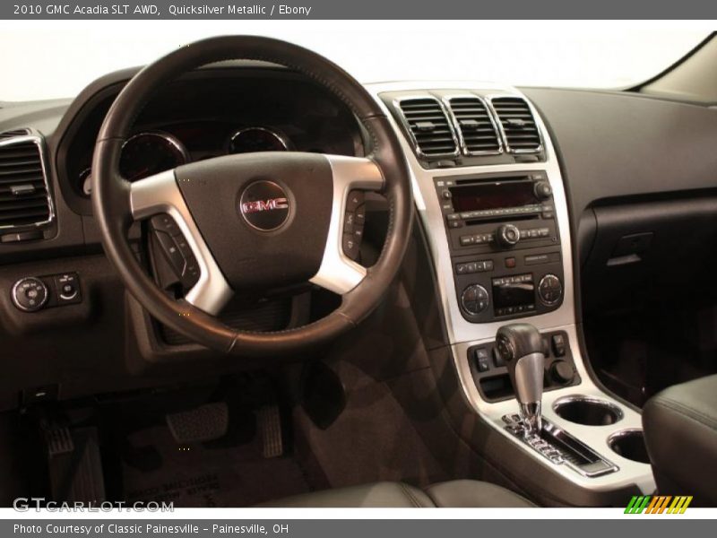 Quicksilver Metallic / Ebony 2010 GMC Acadia SLT AWD