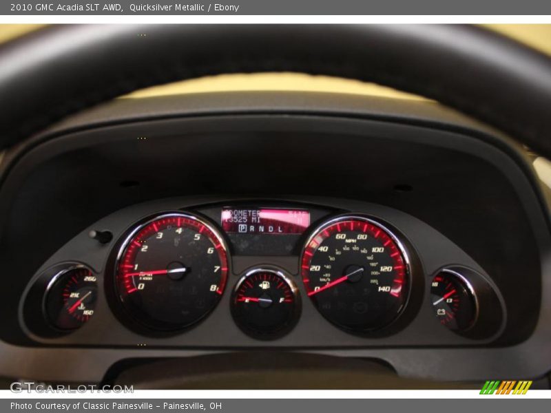 Quicksilver Metallic / Ebony 2010 GMC Acadia SLT AWD