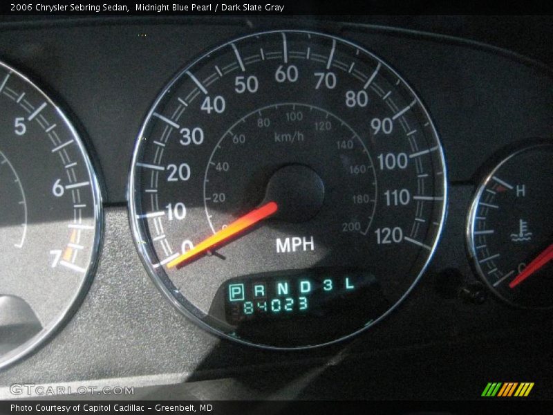 Midnight Blue Pearl / Dark Slate Gray 2006 Chrysler Sebring Sedan