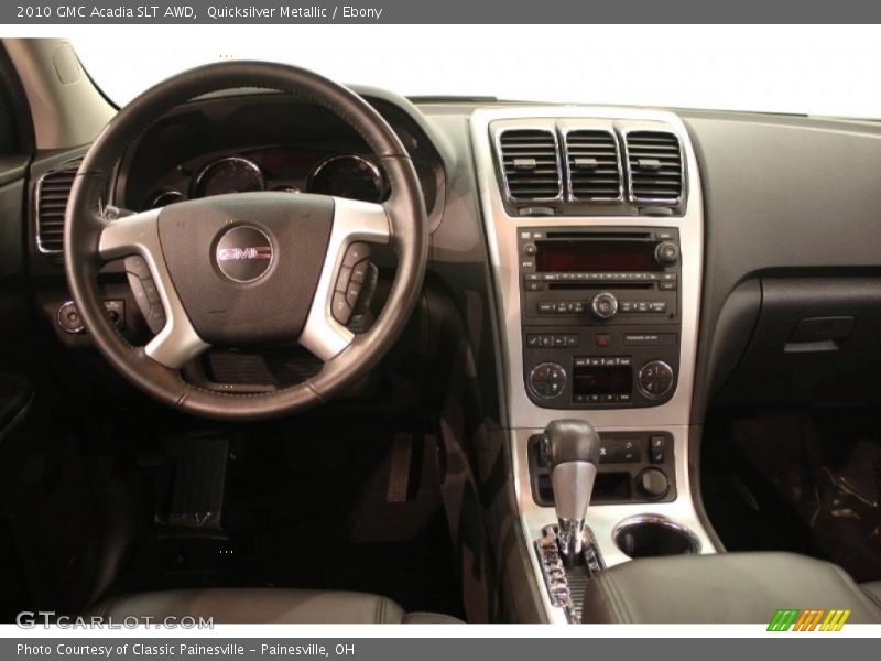Quicksilver Metallic / Ebony 2010 GMC Acadia SLT AWD