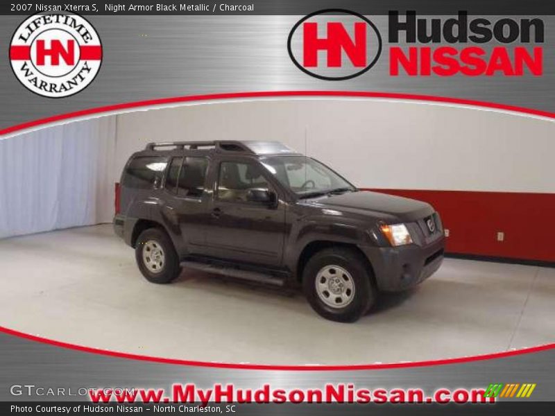 Night Armor Black Metallic / Charcoal 2007 Nissan Xterra S