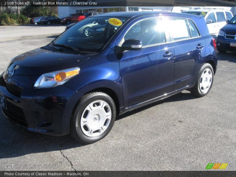 Nautical Blue Metallic / Charcoal Gray 2008 Scion xD