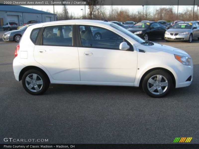 Summit White / Charcoal 2009 Chevrolet Aveo Aveo5 LS
