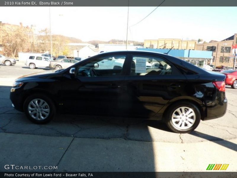 Ebony Black / Stone 2010 Kia Forte EX