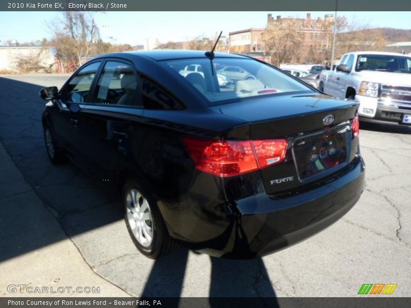Ebony Black / Stone 2010 Kia Forte EX