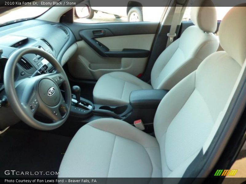 Ebony Black / Stone 2010 Kia Forte EX