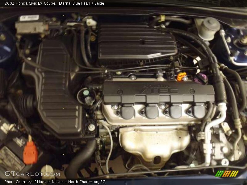  2002 Civic EX Coupe Engine - 1.7 Liter SOHC 16-Valve 4 Cylinder