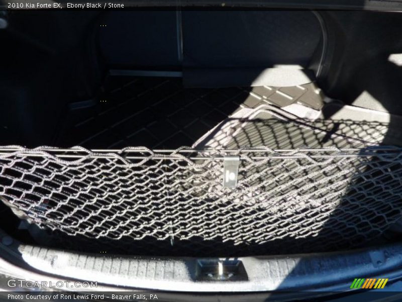 Ebony Black / Stone 2010 Kia Forte EX