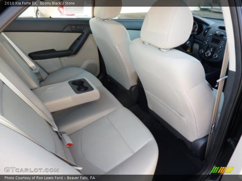 Ebony Black / Stone 2010 Kia Forte EX
